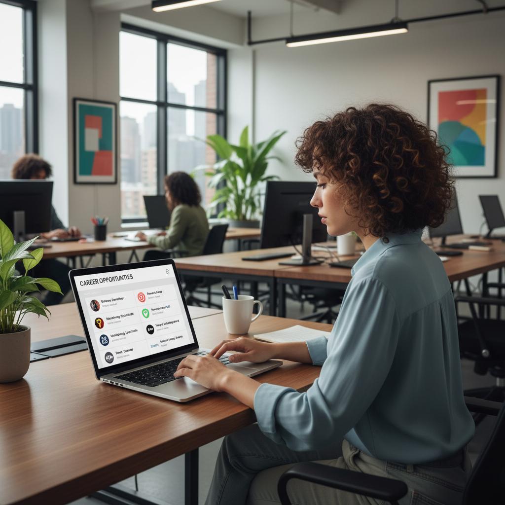 Professional exploring employment opportunities through Smart Hiring